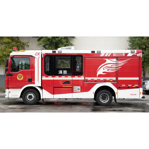 Quality MAN Small Fire Fighting Truck and Foam Tender with 8 Firefighters for sale