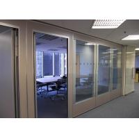 China Office Glass Partition Walls , Sliding Glass Partitions For Exhibition Centers for sale