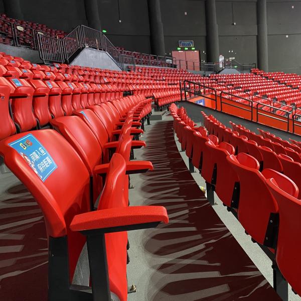 Quality Fixed Plastic Sports Stadium Seats Anti Aging Vertical Installation Type for sale
