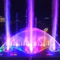 Quality Garden RGB LED Light Floating Dancing Musical Water Fountain for sale