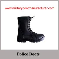 China Wholesale China made Water-Resistant Injection Black Jungle Boot factory