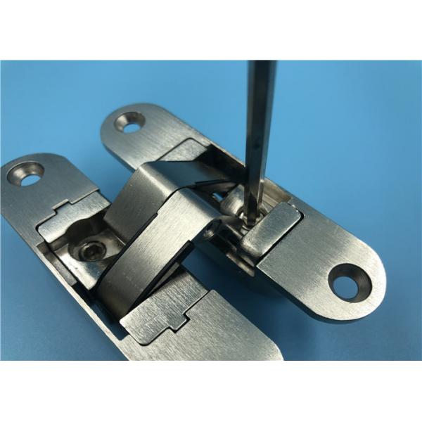 Quality Right Open Adjustable Concealed Hinges Zinc Alloy 180 Degree 35mm Thickness for sale