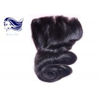 China Virgin Full Lace Top Closure / Peruvian Hair Lace Closure 12 Inch factory