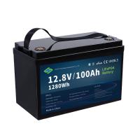 China 100A Max.Continous Charge 12v Lithium Ion Rechargeable Battery for Discharging Cut-off Voltage factory
