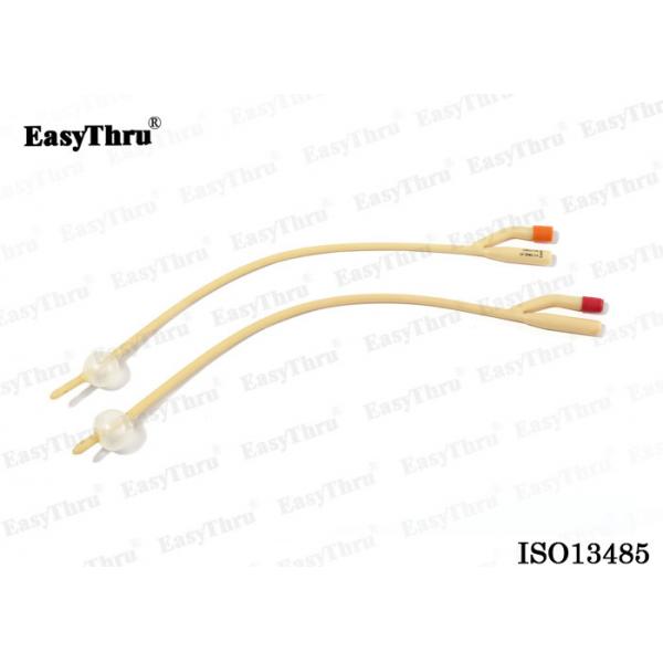 Quality Harmless Hydrophilic Foley Catheter , Multipurpose Silicone Coated Catheter for sale