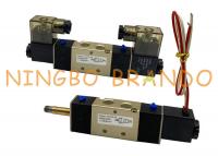 China 4V220-08 4V200 Series 1/4'' Double Coil Pneumatic Solenoid Valve factory