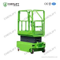 Quality 3m Height Semi-Electric Mini Portable Manual Pushing Scissor Lift For Warehouse for sale