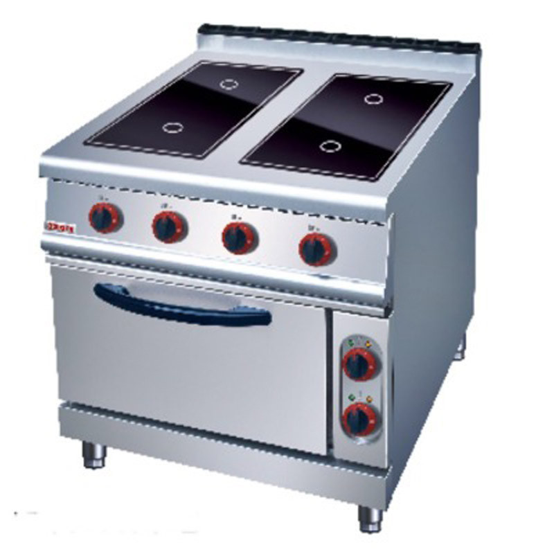 China Light Wave Electric Stove Range Stainless Double Oven Electric Range factory