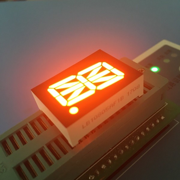 Quality Super Amber LED Sixteen Segment Display 0.8 Inch For Automation Control for sale