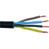 China Black Flexible Industrial Electrical Cable H05RR - F With VDE SAA Certification factory