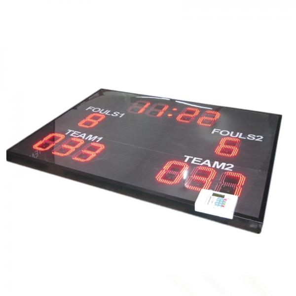 Quality Hard - Wire / Wireless Type LED Basketball Scoreboard 2 Years Warranty for sale