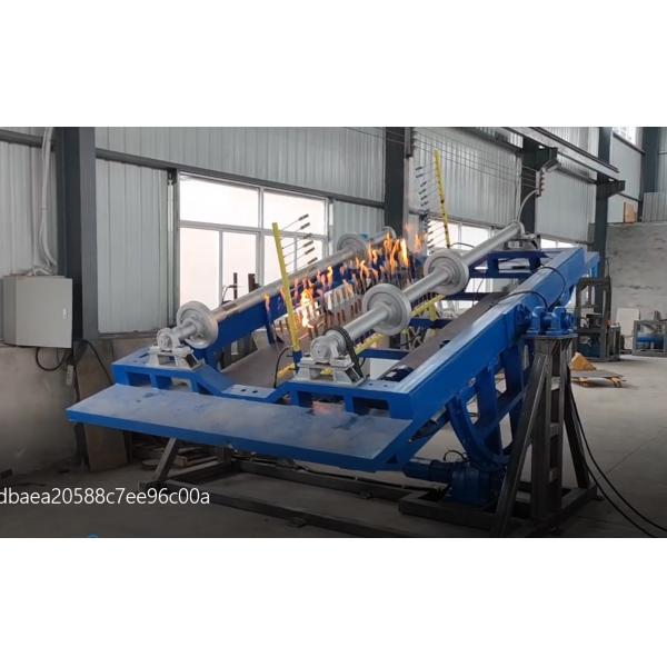Quality LDPE Open Flame Rock And Roll Machine Plastic Rotomolding Machine For Water Tank 1320 Gallon for sale