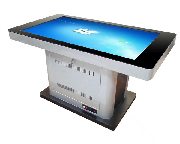 Quality 86In Interactive Multi Touch Table Shopping Centre Standing Kiosk for sale