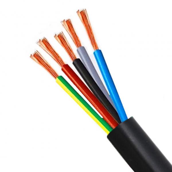Quality Copper PVC Flexible Electrical Wire 5x1.0mm2 Oxygen Free for sale