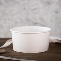 Quality Double PE Coated 300gsm Paper Take Away Salad Bowls 1500ml for sale
