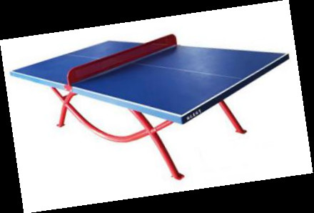 Quality Blue Outdoor Table Tennis Table With 4 Inches Wheel Plastic  Net Weight 1.5 Lbs for sale