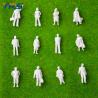 China model white figure in 1:100 ABS plastic model white figures for Architecture factory
