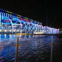 Quality Colorful Music Dancing Fountain Project With LED Lights Performance for sale
