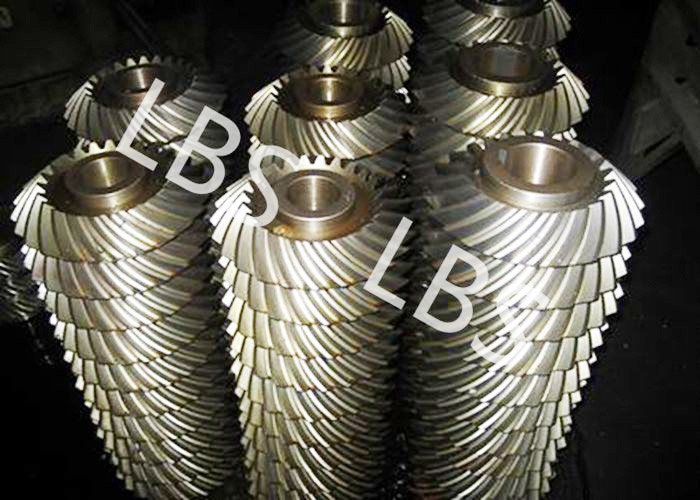 China Professional Custom Double Helical Gear Steel Large Bevel Gear factory