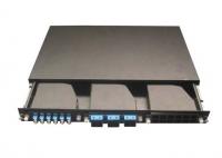 China 19inch Rack Mounted MPO Patch Panel , 3pcs MPO Casstte Module factory