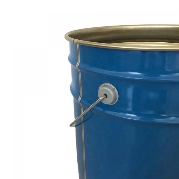 Quality 0.32-0.42mm Metal Empty 5 Gallon Paint Buckets For Railroad Spikes for sale