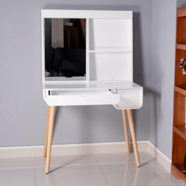 Quality Floor Standing Space Saving 57.87 inch Makeup Dressing Tables for sale