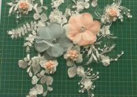 Buy cheap 3D Flowers Embroidered Sew / Iron On Patch For Clothing Applique Diy Accessory from wholesalers
