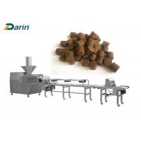 China Chicken Jerky Granule Pet Extruder Machine High Protein Dry Natural Cat Food Cat Treats factory