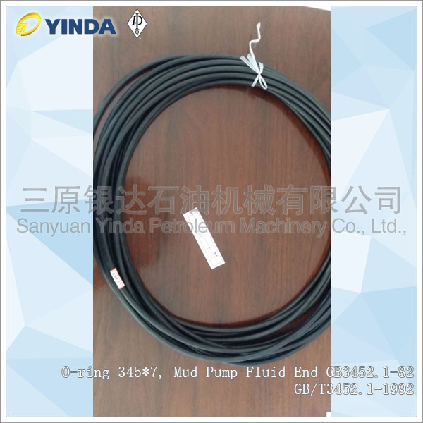 Quality O - Ring 345*7 Mud Pump Fluid End Conveying Mud Flushing Fluids Flexible for sale