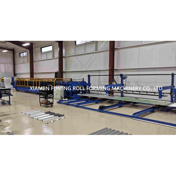 Quality Profiled Custom Roll Forming Machine PLC Control Automatic Sheet Stacker for sale