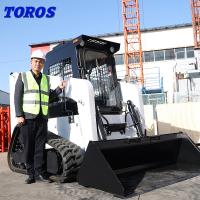 Quality TOROS White JC45 JC65 Hydraulic Skid Steer Loader With Attachments for sale