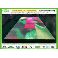 China High Weight Load 3 In 1 SMD LED Dance Floor Outdoor P6.25 For Concert , Full Color portable led dance floor for sale