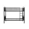 China Simple Safe Customizable 0.8mm Pipe Bunk Bed For Army factory