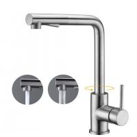 Quality SUS304 Single Handle Pull Down Kitchen Faucet Tap With Two Functions Sprayhead for sale