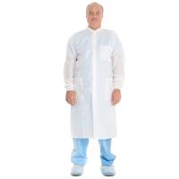 China Bacteria Resistant Disposable Exam Gowns Soft With Zipper Or Snaps factory