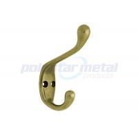 China 3-11/16 Antique Brass Door Hardware Accessories Coat Hat Hooks For Wall for sale