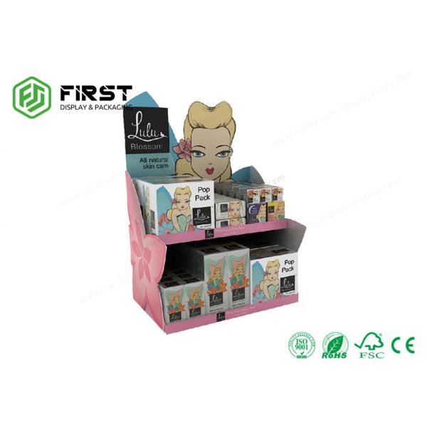 Quality Customized CMYK Printed PDQ Display Recyclable Paper Cardboard Counter Display for sale