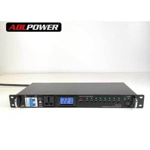 Quality Conference Rooms 2000W 3 Wire Rack Mount Power Sequencer for sale