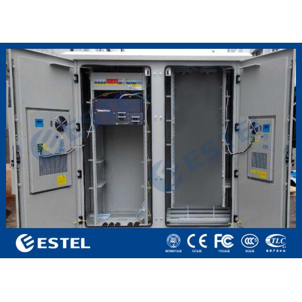 Quality IP55 Base Station Cabinet , Outdoor Data Cabinet With Rectifier System PDU for sale
