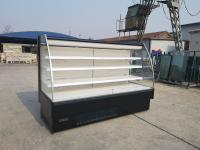 China Open Front Multi Deck Chiller Semi High Fruit Vegetables Beverage Display factory