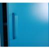 China Single Door Nightstand 2 Layer Steel Bedside Cabinet factory