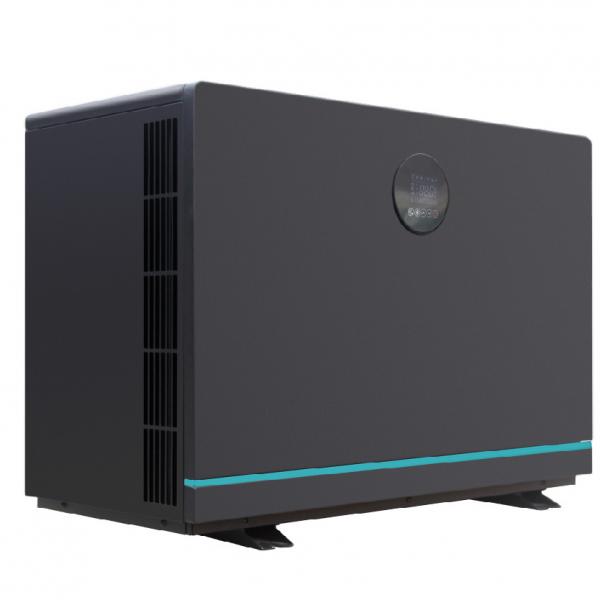 Quality 17KW Air Source Swimming Pool Inverter Heat Pump Black 15COP for sale