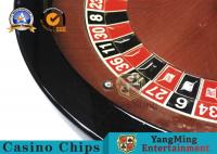 China Solid Wood 80CM 0~36 British Style Roulette Wheel Board Gambling Competition Stainless Steel Wheel factory