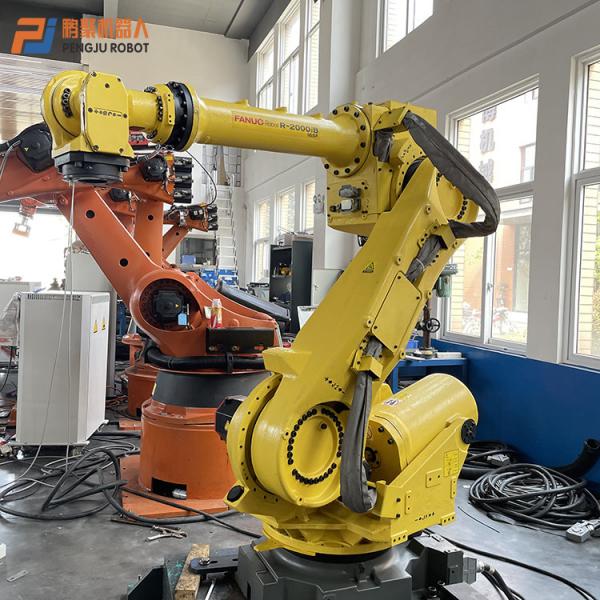 Quality Second Hand FANUC Industrial Robots 2000iB/165F Palletizing Handling Spot Welding Robot Arm for sale