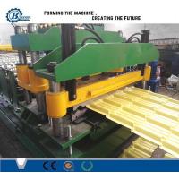 Quality Customized Size Coated Tile Roll Forming Machine For Warehouses / Plants for sale