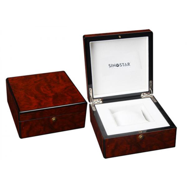 Quality High Gloss Paiting Wooden Watch Storage Box , Luxury Wooden Watch Display Box for sale