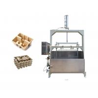 Quality 1M3/Min 12kw Paper Moulded Hot Press Machine For Correcting Deformed Pulp Tray for sale