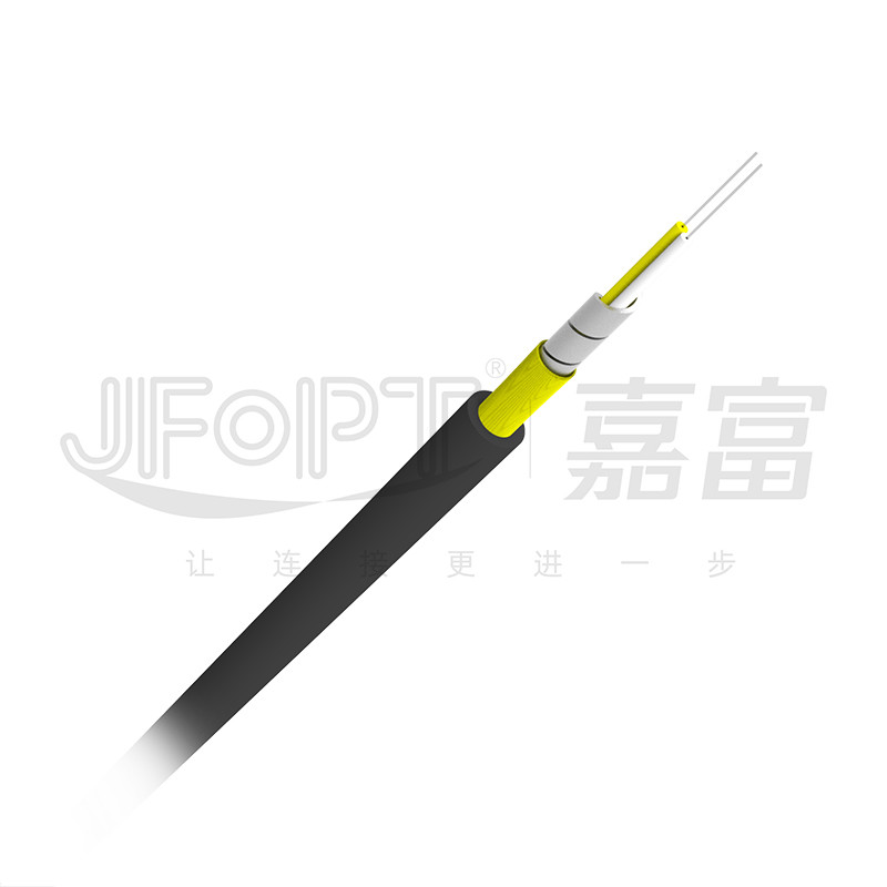 China Single Armored Tactical Fiber Optic Cable 2 4 6 8 Fibers Military Tactical Cable factory