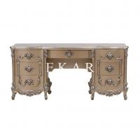 China Classic Carved Dresser With Drawer Makeup Vintage Vanity Dressing Table  LS-A101D factory