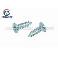 China Black Oxide Carbon Steel DIN7982 Phillips Countersunk Head Self Tapping Screw factory